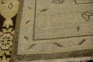 Brown Floral 5'7X8'9 Transitional Oriental Rug