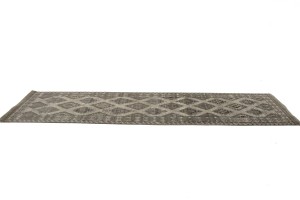 Multicolored Modern 3X10 Indo-Gabbeh Oriental Runner Rug