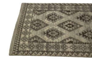 Multicolored Modern 3X10 Indo-Gabbeh Oriental Runner Rug