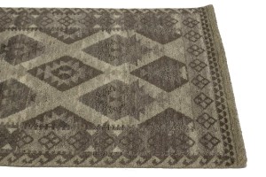 Multicolored Modern 3X10 Indo-Gabbeh Oriental Runner Rug