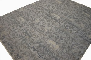 Brownish Gray Transitional 8X10 Modern Oriental Rug
