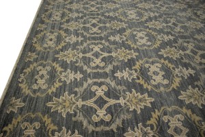 Dark Gray Transitional 8X10 Modern Oriental Rug