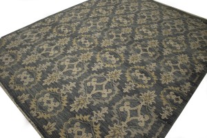 Dark Gray Transitional 8X10 Modern Oriental Rug