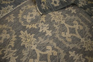 Dark Gray Transitional 8X10 Modern Oriental Rug