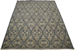 Dark Gray Transitional 8X10 Modern Oriental Rug
