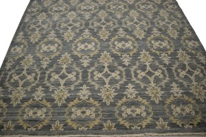 Dark Gray Transitional 8X10 Modern Oriental Rug
