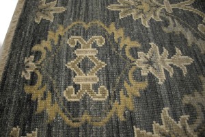 Dark Gray Transitional 8X10 Modern Oriental Rug