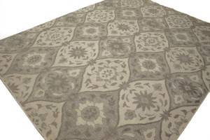 Floral Transitional 8X10 Modern Oriental Rug