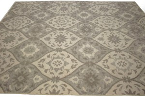 Floral Transitional 8X10 Modern Oriental Rug