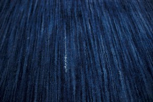 Solid Navy Blue 8X8 Oriental Modern Round Rug