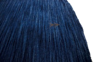 Solid Navy Blue 8X8 Oriental Modern Round Rug