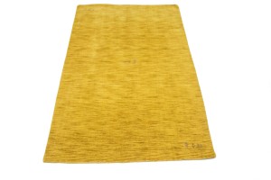 Solid Gold 5X8 Oriental Modern Rug