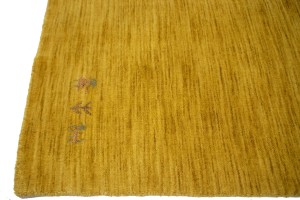 Solid Gold 5X8 Oriental Modern Rug