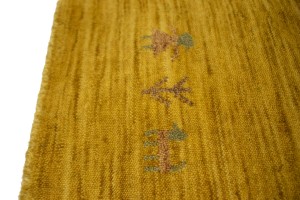 Solid Gold 5X8 Oriental Modern Rug