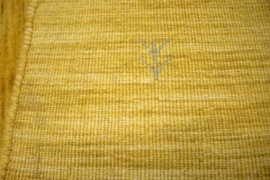 Solid Gold 5X8 Oriental Modern Rug