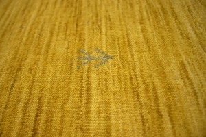 Solid Gold 5X8 Oriental Modern Rug