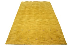Solid Gold 5X8 Oriental Modern Rug