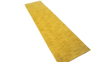 Solid Gold 3X10 Oriental Modern Runner Rug