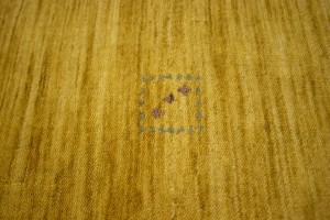 Solid Gold 3X10 Oriental Modern Runner Rug