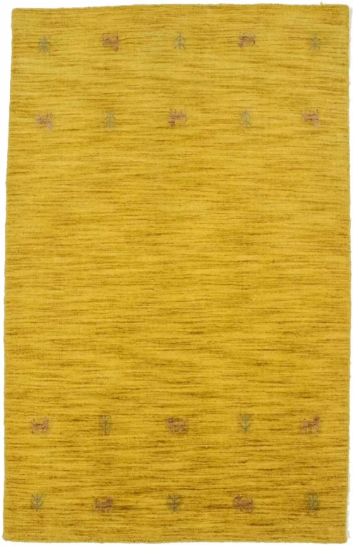 Solid Gold 3X5 Oriental Modern Rug