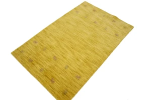 Solid Gold 3X5 Oriental Modern Rug