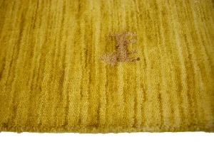 Solid Gold 3X5 Oriental Modern Rug