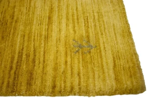 Solid Gold 3X5 Oriental Modern Rug