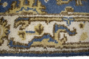 Gray Floral 3X10 Oushak Chobi Oriental Runner Rug