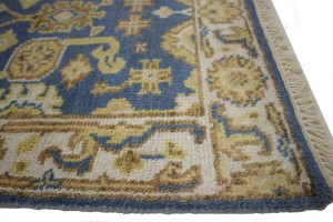 Gray Floral 3X10 Oushak Chobi Oriental Runner Rug