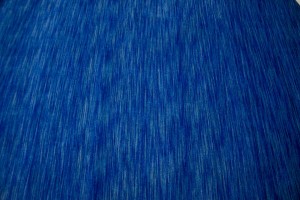 Solid Blue 6X6 Oriental Modern Round Rug