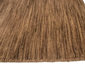 Solid Brown 5X8 Oriental Modern Rug