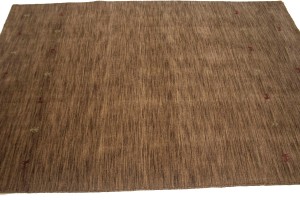 Solid Brown 5X8 Oriental Modern Rug