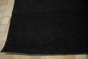 Multi Beige Brown Cowhide 8X10 Modern Leather Rug