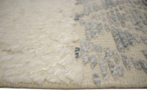 Cream Modern 5X8 Oriental Moroccan Style Rug