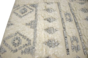 Cream Modern 5X8 Oriental Moroccan Style Rug