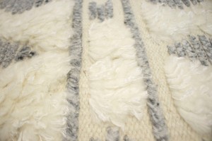 Cream Modern 8X10 Oriental Moroccan Style Rug