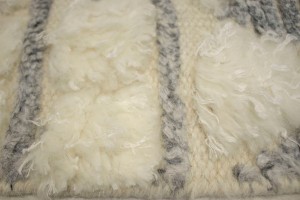 Cream Modern 8X10 Oriental Moroccan Style Rug
