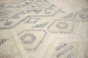 Cream Modern 8X10 Oriental Moroccan Style Rug