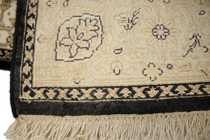 Black Floral Extra Fine 4X6 Herati Oriental Rug