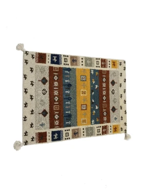 Beige Tribal 2X3 Gabbeh Oriental Rugs