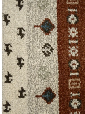 Beige Tribal 2X3 Gabbeh Oriental Rugs