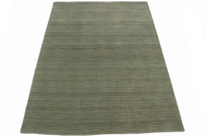 Gray Tribal Stripes 6X8 Lori Gabbeh Oriental Rug