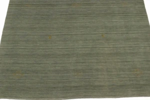 Gray Tribal Stripes 6X8 Lori Gabbeh Oriental Rug