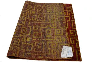 Rusty Red Modern 4X6 Indo-Gabbeh Oriental Rug