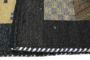 Multicolored Tribal Checkered 4X6 Indo-Gabbeh Oriental Rug