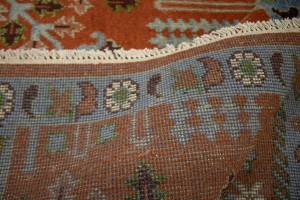 Rust Orange Floral 9X12 Tree of Life Chobi Oriental Rug