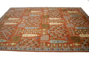 Rust Orange Floral 9X12 Tree of Life Chobi Oriental Rug