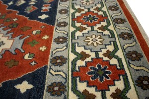 Rust Geometric 9X12 Yalameh Oriental Rug
