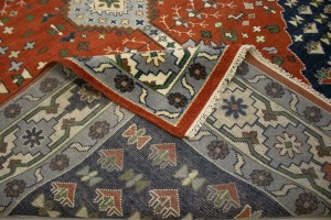 Rust Geometric 9X12 Yalameh Oriental Rug