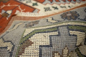 Rust Geometric 9X12 Yalameh Oriental Rug
